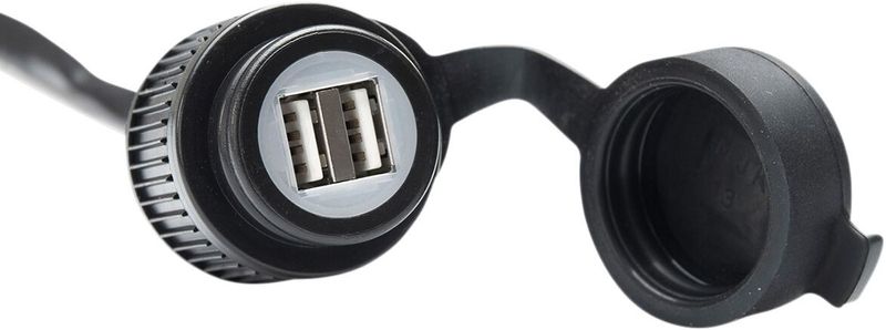 USB-uttag dubbelt med kabelhärva SW-Motech EMA.00.107.11300