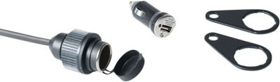 Elsats SW-Motech universal med cigarettuttag och USB