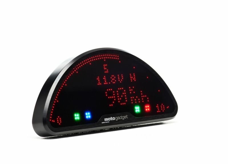 Tankpanel Motogadget Motoscope Pro Digital svart