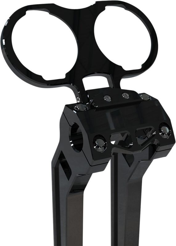 Fäste mätare LA Choppers Risers dubbel H-D 99-21 svart