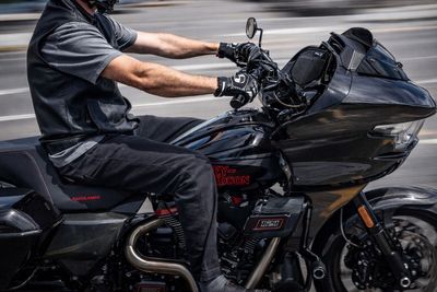 Tankpanel Saddlemen Touring 23-upp kolfiber blank