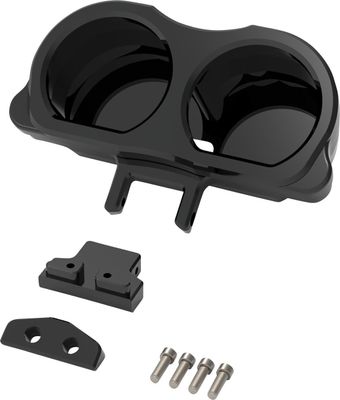 Fäste mätare LA Choppers Risers dubbel svart H-D 09-24