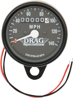 Hastighetsmätare Drag Specialties 2240 60 2.4 svart