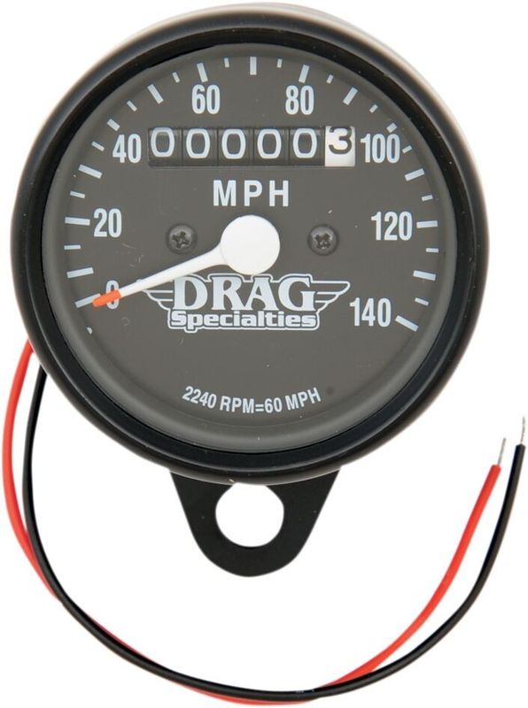 Hastighetsmätare Drag Specialties 2240 60 2.4 svart