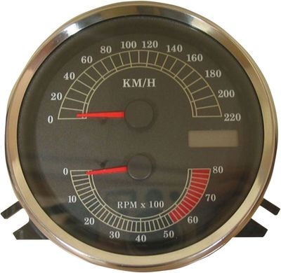 Varvräknare hastighetsmätare Drag Specialties Electric Speedo-tachometer Flhr H-D 96-03