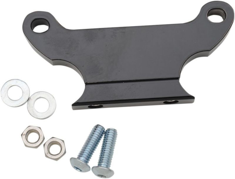 Monteringssats mätare LA Choppers T-Bar blank svart aluminium H-D 57-18