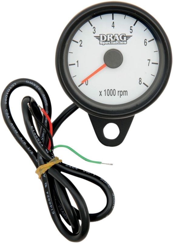 Varvräknare Drag Specialties 8000 2.4 LED svart/vit