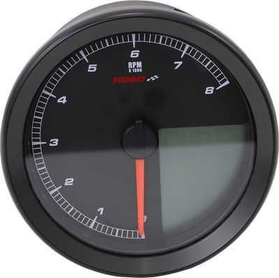 Varvräknare hastighetsmätare Koso North America HD-04 svart Sportster 04-13, Dyna 04-11