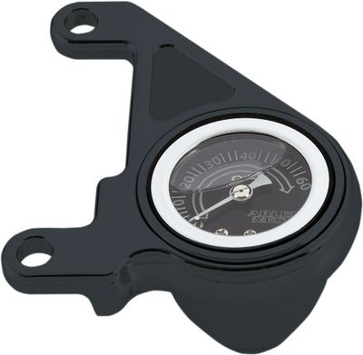 Oljetrycksmätare Arlen Ness Radius svart Twin Cam 99-17