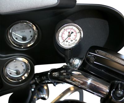 Oljetrycksmätare Feuling Parts svart H-D 83-upp