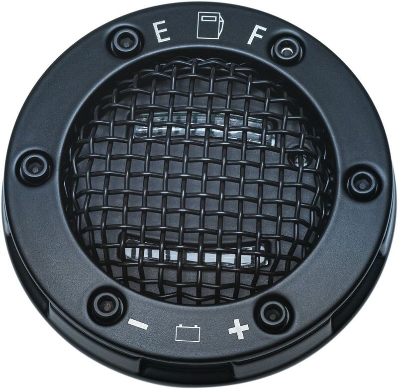 Mätare batteri Kuryakyn mesh svart H-D 85-24