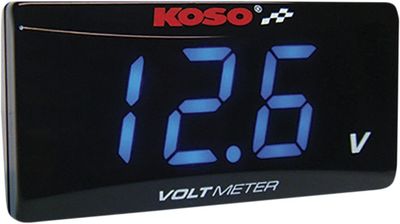Voltmätare Koso Super-Slim universal blå