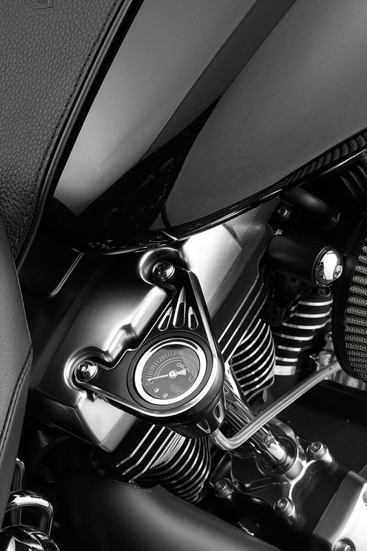 Oljetrycksmätare Arlen Ness Deep svart Twin Cam 99-17