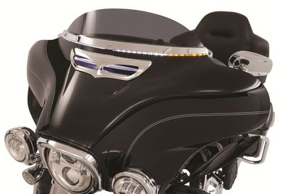 List vindruta Ciro stål Touring 14-24, Trike 14-21 krom