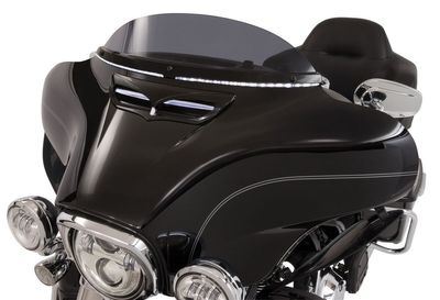 List vindruta Ciro stål Touring 14-24, Trike 14-21 svart