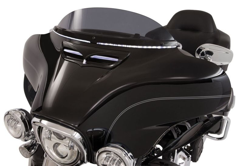 List vindruta Ciro stål Touring 14-24, Trike 14-21 svart