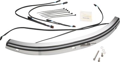 List vindruta Ciro Solaire Skyline LED Touring 14-24, Trike 14-19 krom