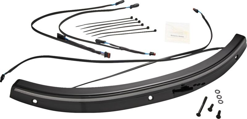 List vindruta Ciro Solaire Skyline LED Touring 14-24, Trike 14-19 svart