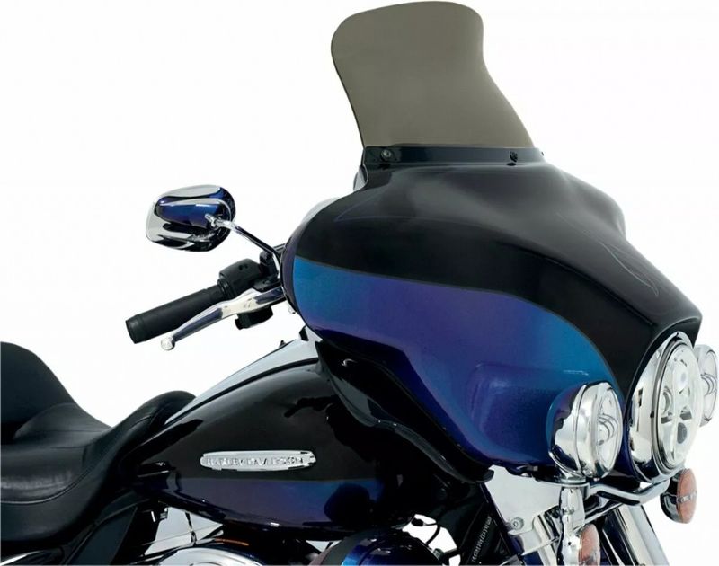 Vindruta Memphis Shades Spoiler OE Fairings rökfärgad Touring 96-13