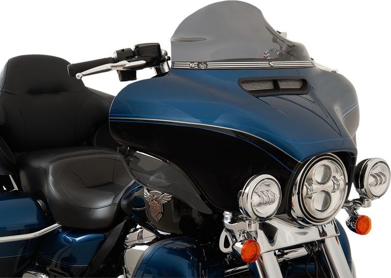 List vindruta Klock Werks Kerf svart Touring 14-24, Trike 14-21