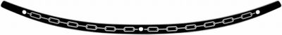 List vindruta Memphis Shades rostfri svart Touring 96-13