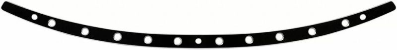 List vindruta Memphis Shades Holes rostfri svart Touring 14-24, Trike 14-21