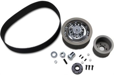 Remdriftsats primär Belt Drives 3" 8mm Quiet Clutch H-D 55-84
