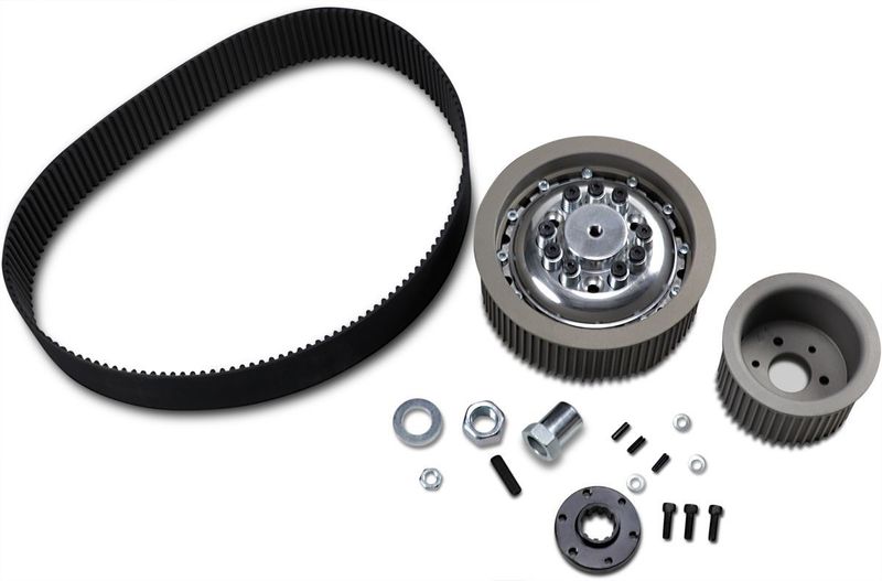 Remdriftsats primär Belt Drives 3" 8mm Quiet Clutch H-D 55-84