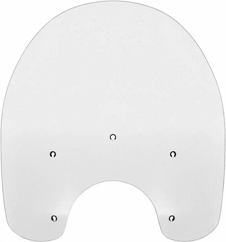 Vindruta Memphis Shades plast Softail 88-17 klar