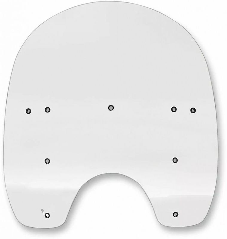 Vindruta Memphis Shades 17 plast Softail 85-24, Dyna 93-05, FX 85-86 klar