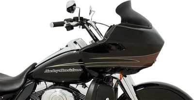 Vindruta Memphis Shades Spoiler OE Fairings Shild 6 6.5 svart Touring 10-13
