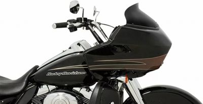 Vindruta Memphis Shades Spoiler OE Fairings Shild 5.5 svart Touring 15-24