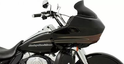Vindruta Memphis Shades Spoiler OE Fairings Shild 6BLK 6.5 svart Touring 15-24
