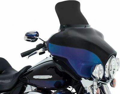 Vindruta Memphis Shades Spoiler OE Fairings Dark rökfärgad Touring 96-13