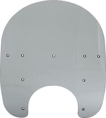 Vindruta Memphis Shades ersättningsplast 17" svart rökfärgad Road King