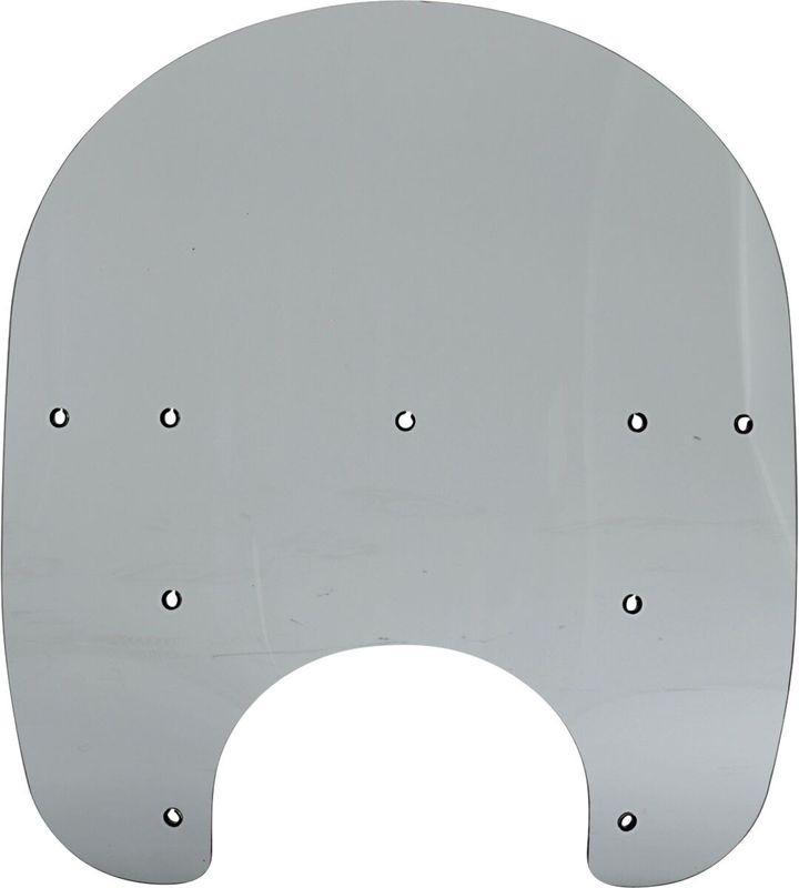 Vindruta Memphis Shades ersättningsplast 17" svart rökfärgad Road King