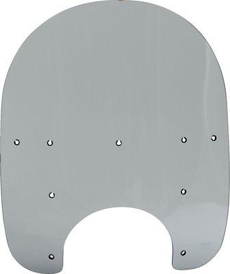 Vindruta Memphis Shades ersättningsplast 19" svart rökfärgad Road King