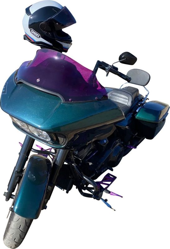 Vindruta Klock Werks Kolor 9 Touring 15-24 lila