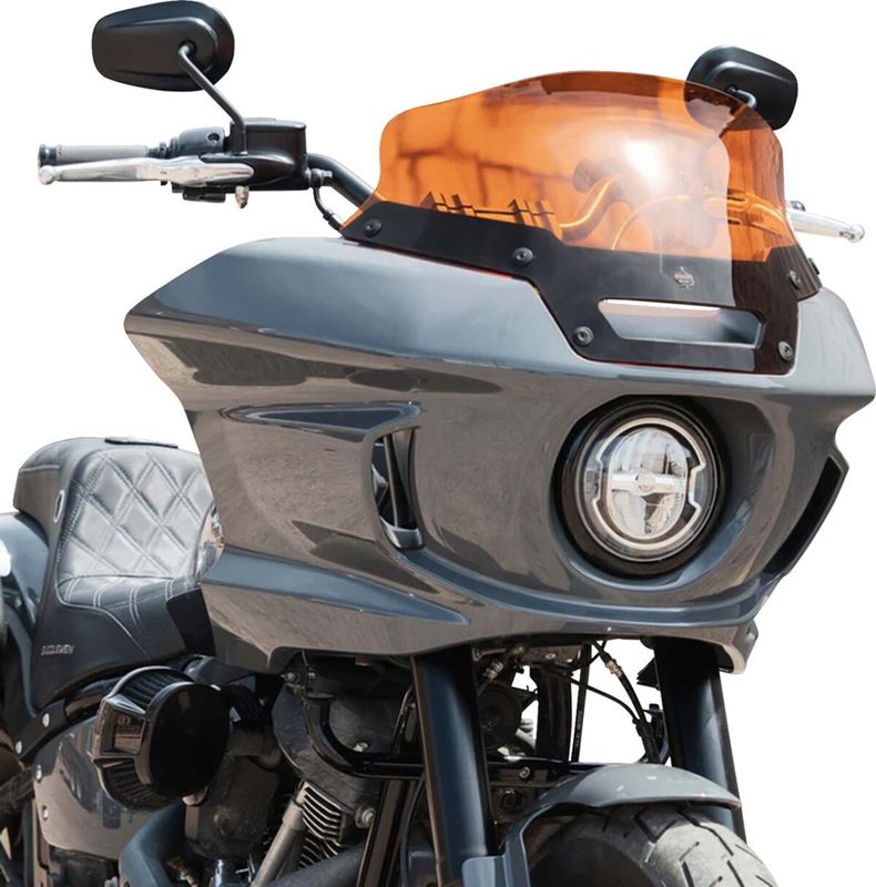 Vindruta Klock Werks Kolor 6 Softail 22-upp orange