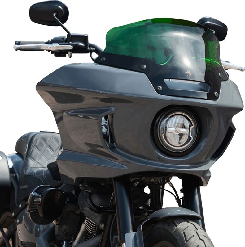 Vindruta Klock Werks Kolor 6 Softail 22-upp grön