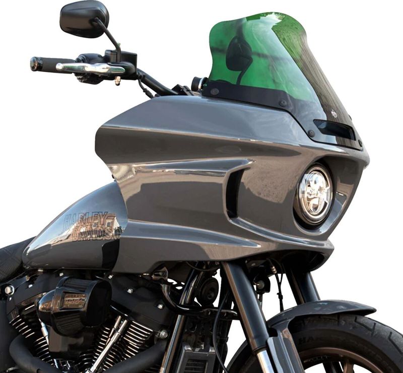 Vindruta Klock Werks Kolor 8 Softail 22-upp grön