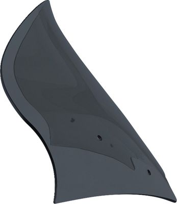 Vindruta Klock Werks Pro-Touring 13 13.5 rökfärgad Touring 23-upp