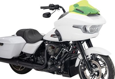 Vindruta Klock Werks Ice 10 Sport Touring 23-upp grön