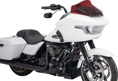 Vindruta Klock Werks Kolor 10 Sport Touring 23-upp röd