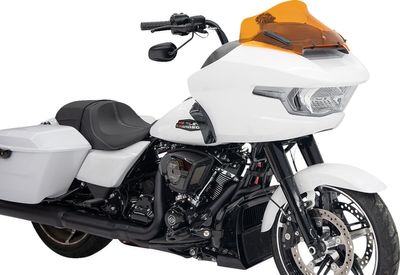 Vindruta Klock Werks Kolor 10 Sport Touring 23-upp orange