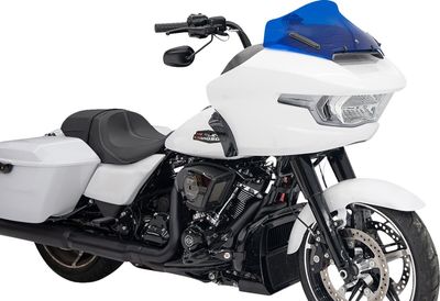 Vindruta Klock Werks Kolor 10 Sport Touring 23-upp blå