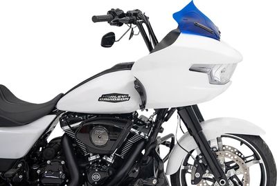 Vindruta Klock Werks Kolor 10 Sport Touring 23-upp blå