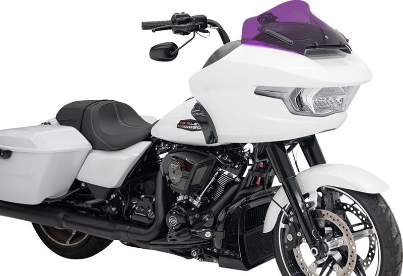 Vindruta Klock Werks Kolor 10 Sport Touring 23-upp lila