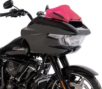 Vindruta Klock Werks Ice 8 Sport Touring 23-upp rosa