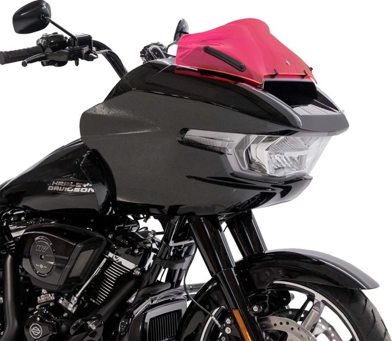 Vindruta Klock Werks Ice 8 Sport Touring 23-upp rosa